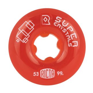Ruedas Ricta Super Crystals Rojas 53mm 99a