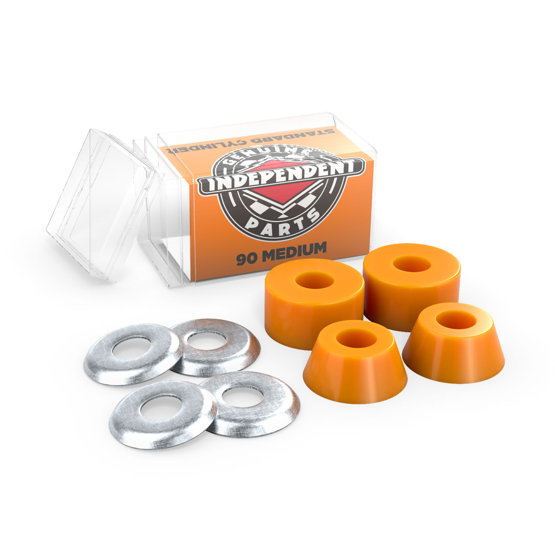 Independent Skateboard Truck Bushings - Medium Hard 92a Blue Cylinder Cushions