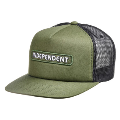 B/C Groundwork Mesh Trucker High Profile Hat Army/Black OS Unisex Independent