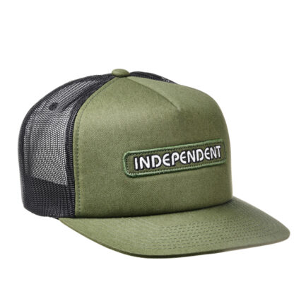 B/C Groundwork Mesh Trucker High Profile Hat Army/Black OS Unisex Independent - Imagen 2